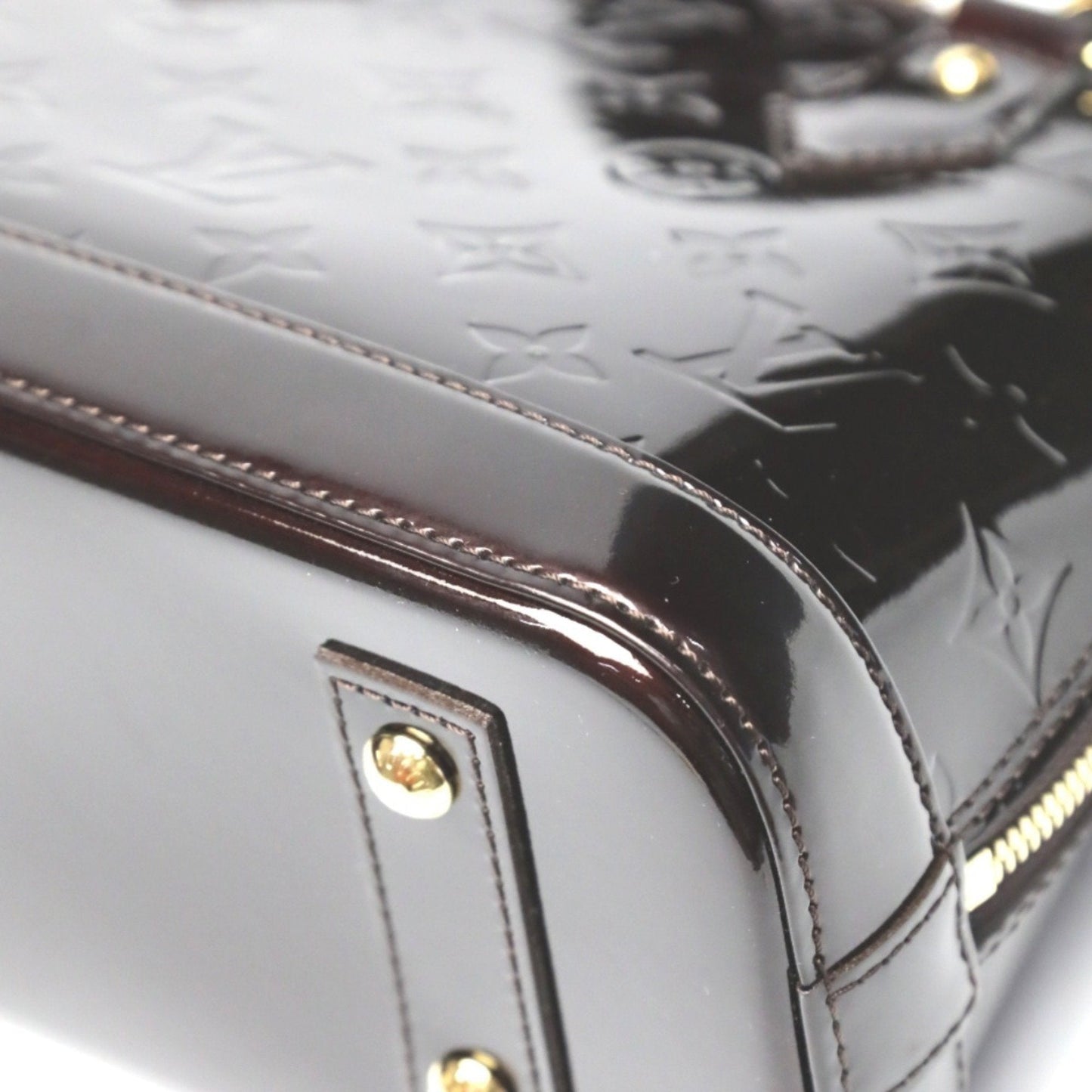 Patent Leather Alma BB with Clochette and Padlock