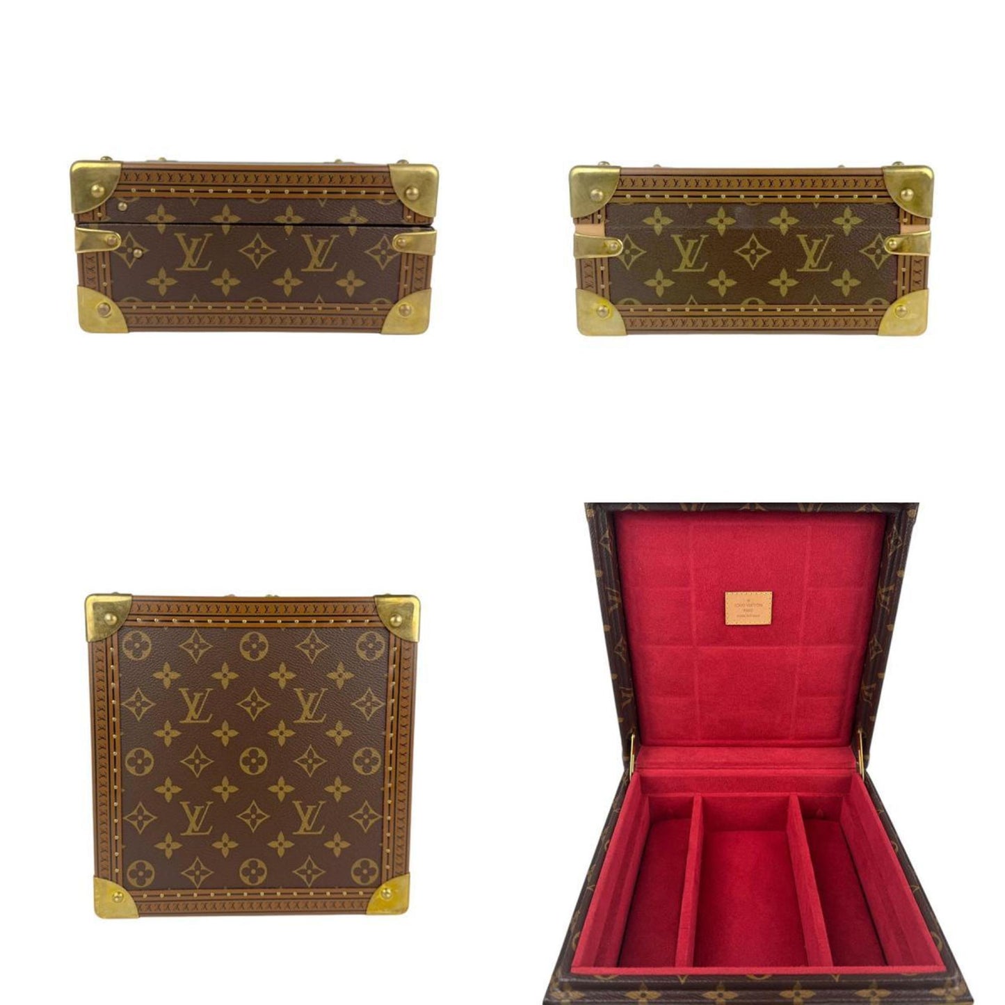 Luxury Canvas Jewelry Case with Vintage Detailing