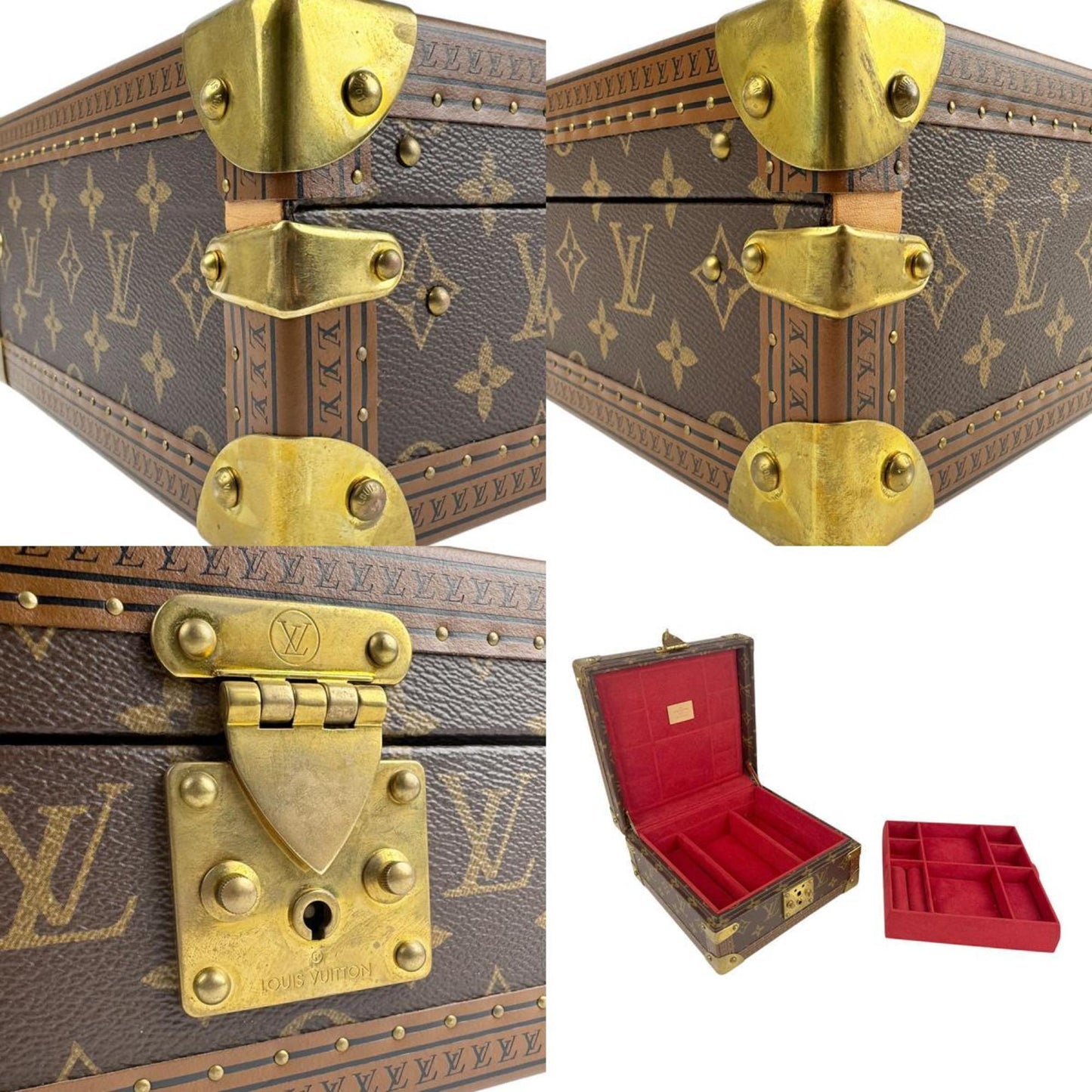 Luxury Canvas Jewelry Case with Vintage Detailing