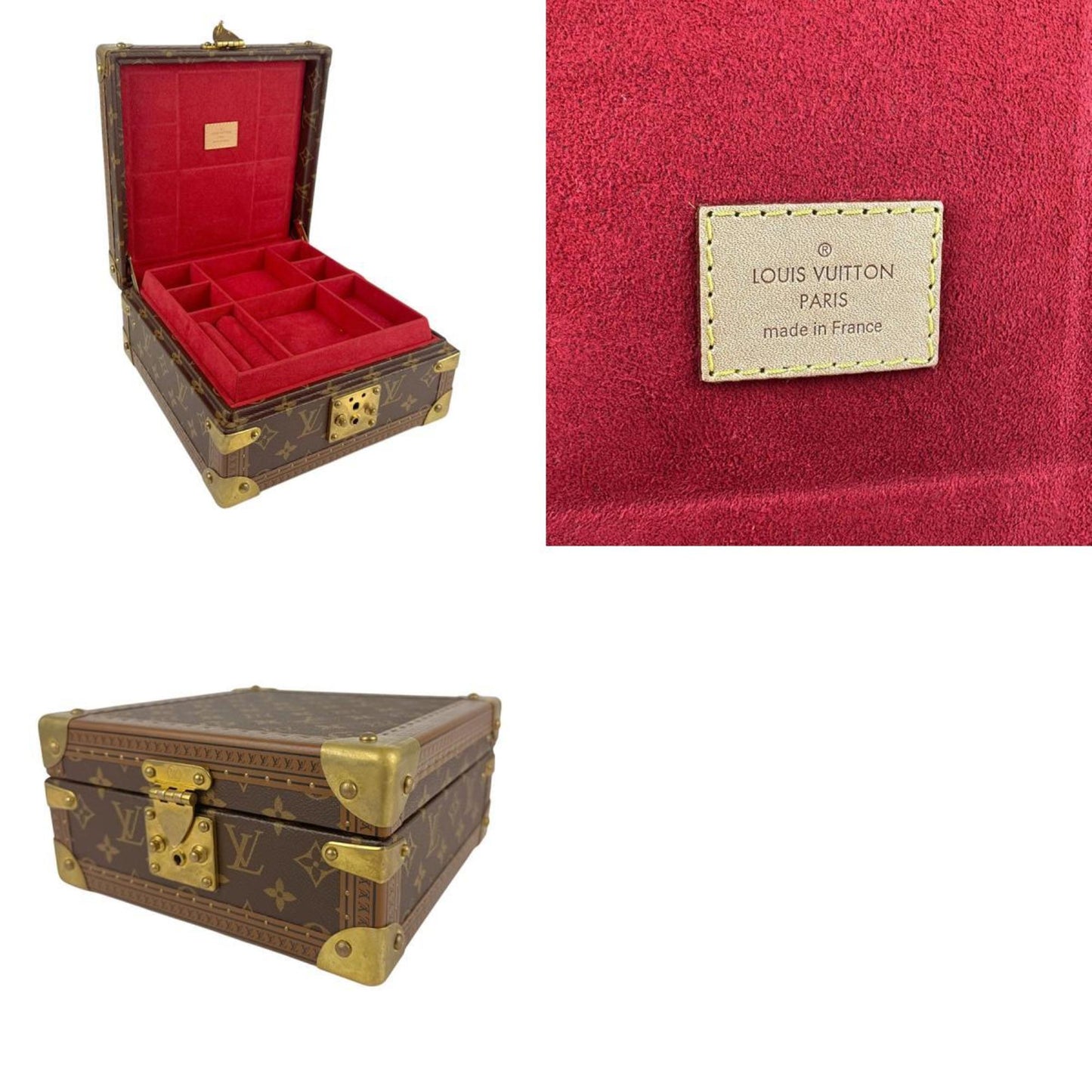 Luxury Canvas Jewelry Case with Vintage Detailing