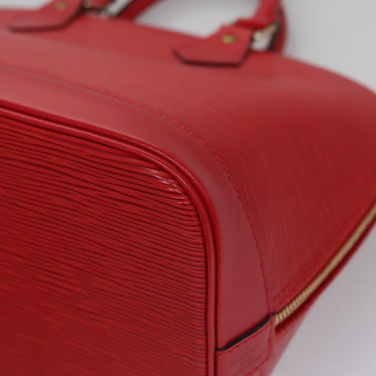 Elegant Leather Alma Handbag with Dust Bag Included