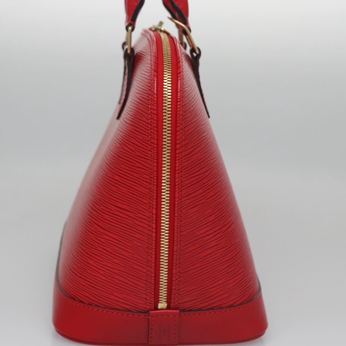 Elegant Leather Alma Handbag with Dust Bag Included