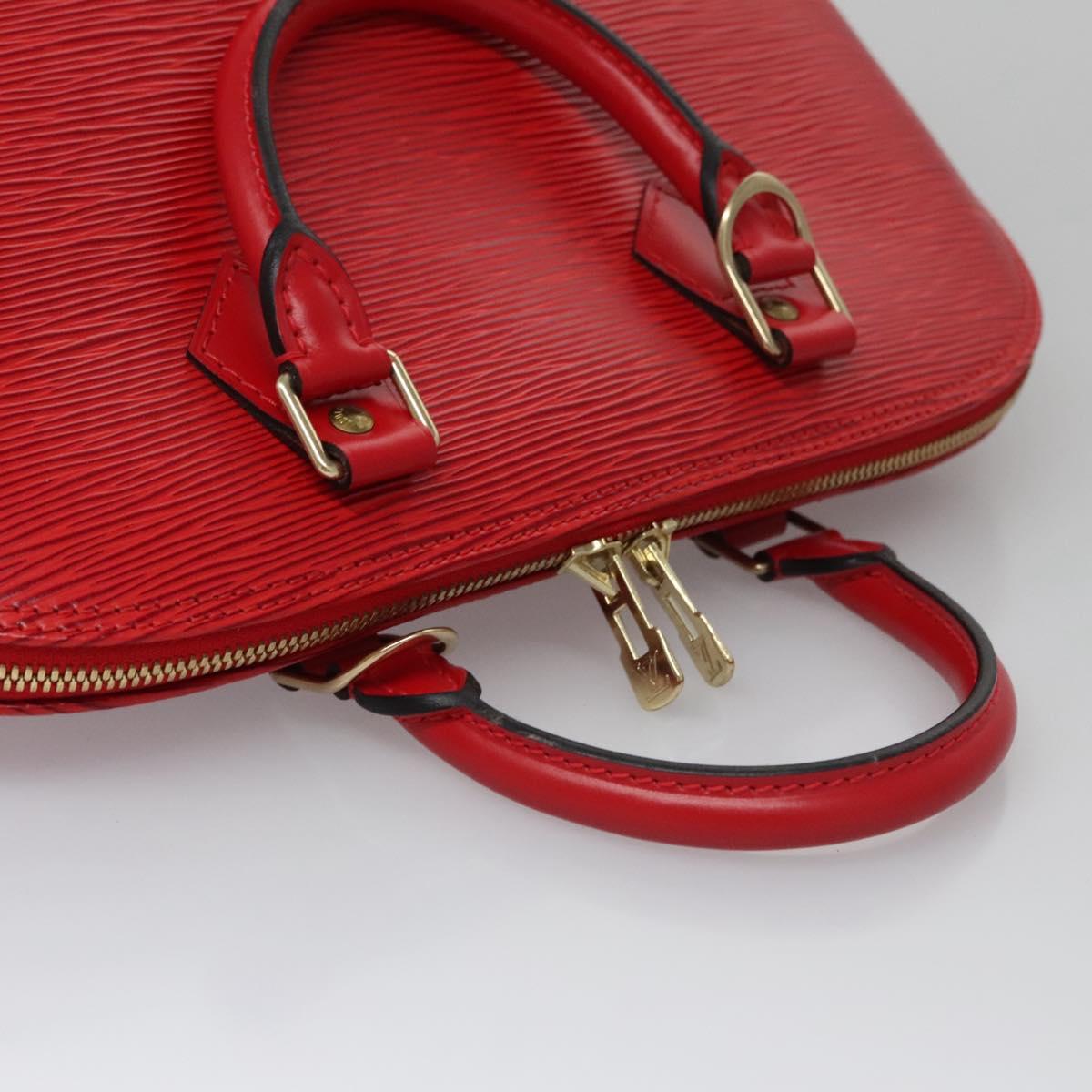 Elegant Leather Alma Handbag with Dust Bag Included