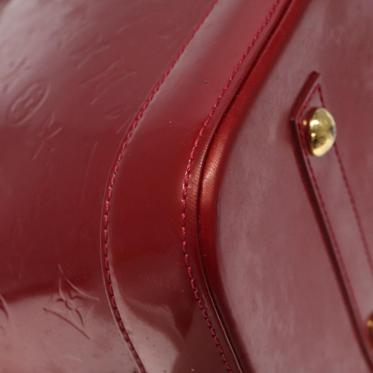 Patent Leather Alma Bag with Padlock and Key