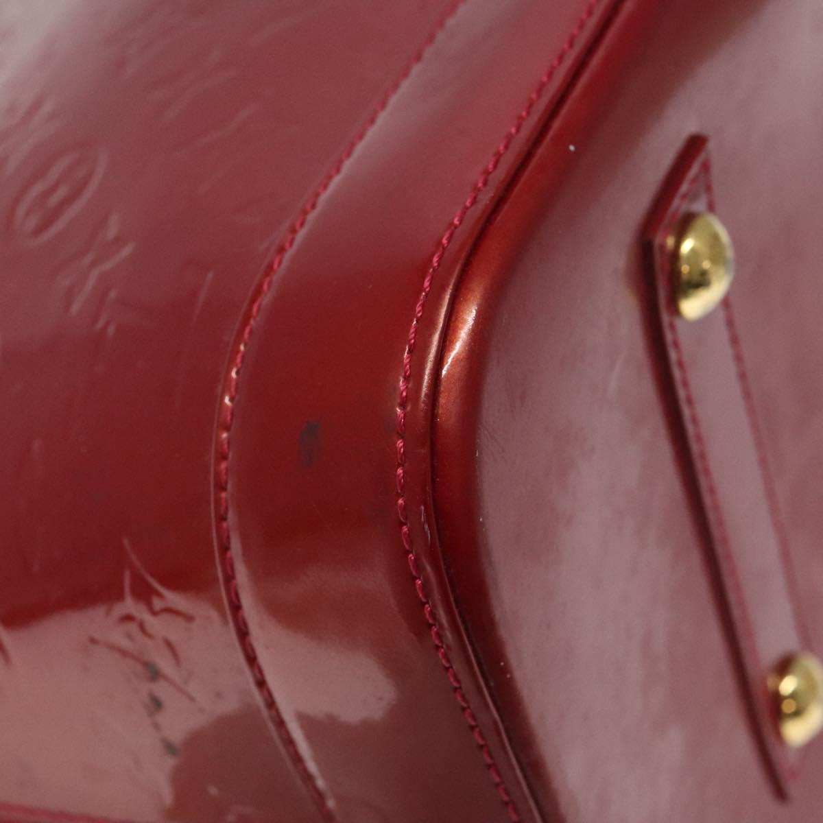 Patent Leather Alma Bag with Padlock and Key
