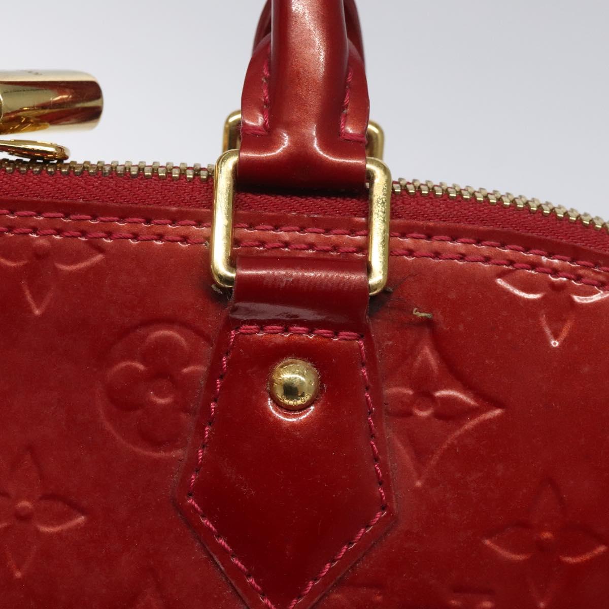 Patent Leather Alma Bag with Padlock and Key