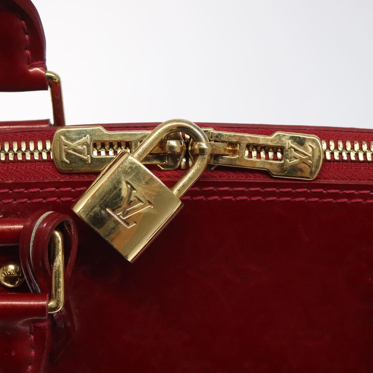Patent Leather Alma Bag with Padlock and Key