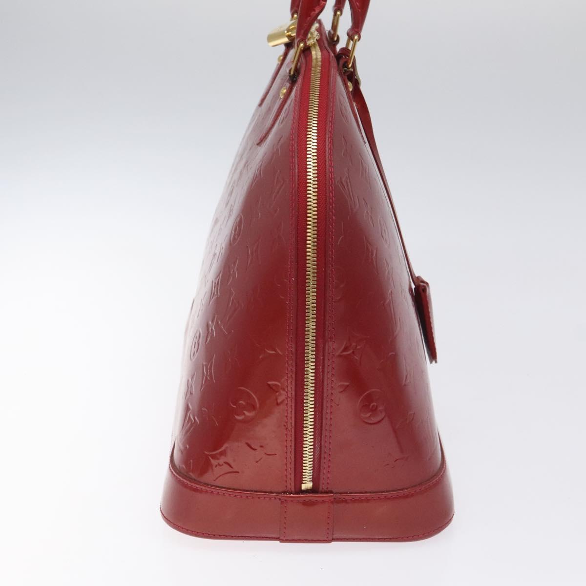 Patent Leather Alma Bag with Padlock and Key