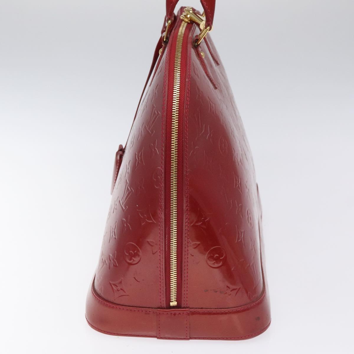 Patent Leather Alma Bag with Padlock and Key