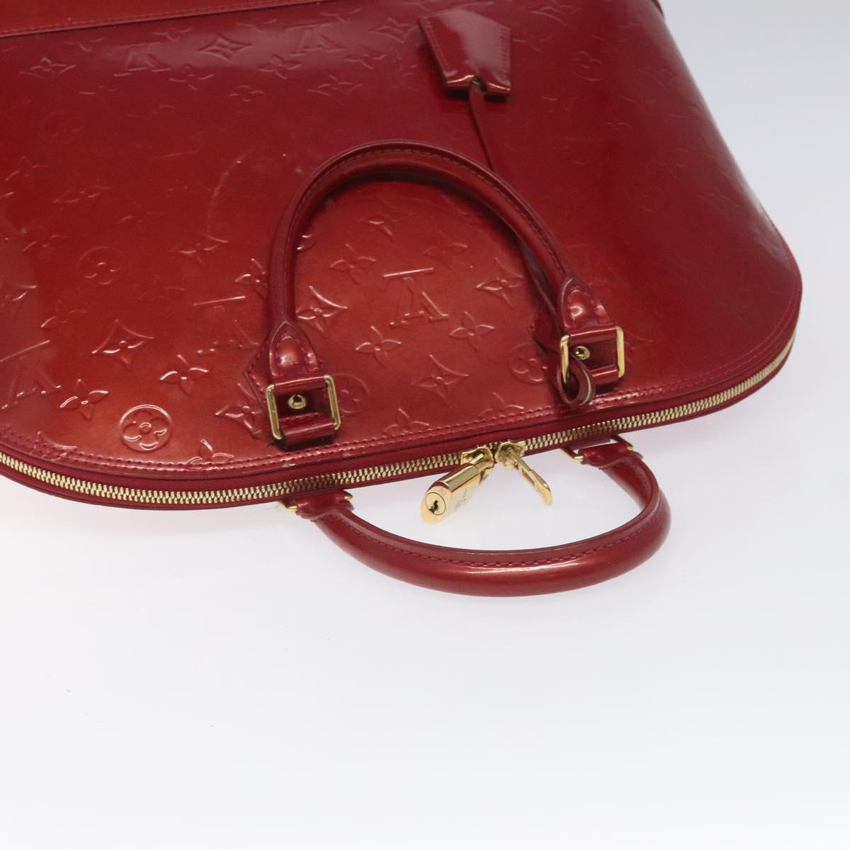 Patent Leather Alma Bag with Padlock and Key