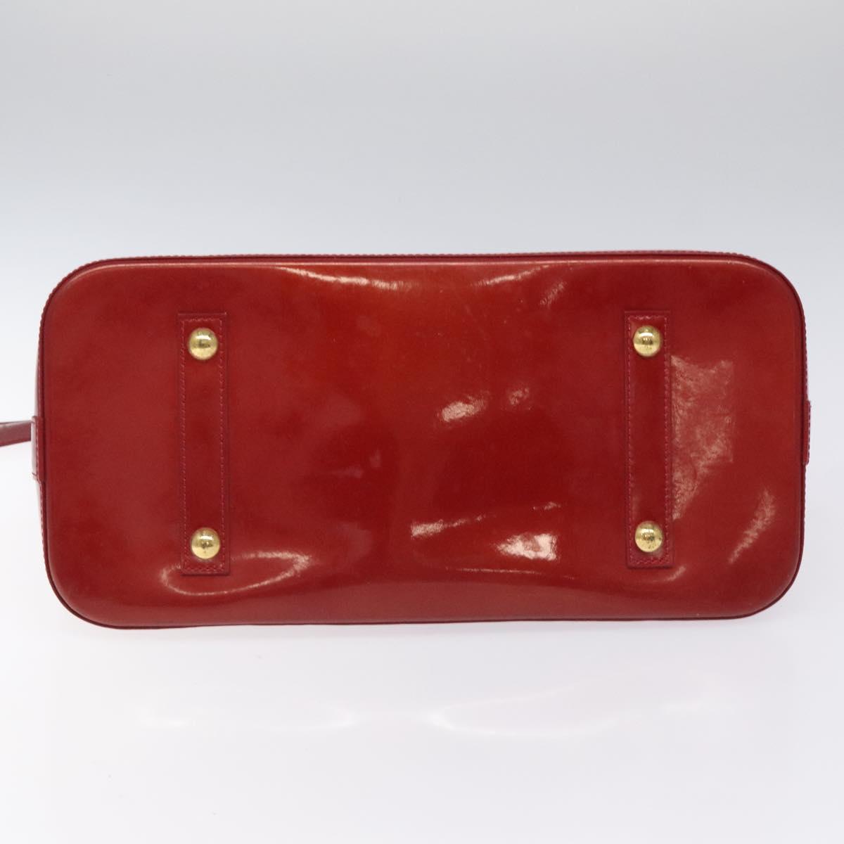 Patent Leather Alma Bag with Padlock and Key