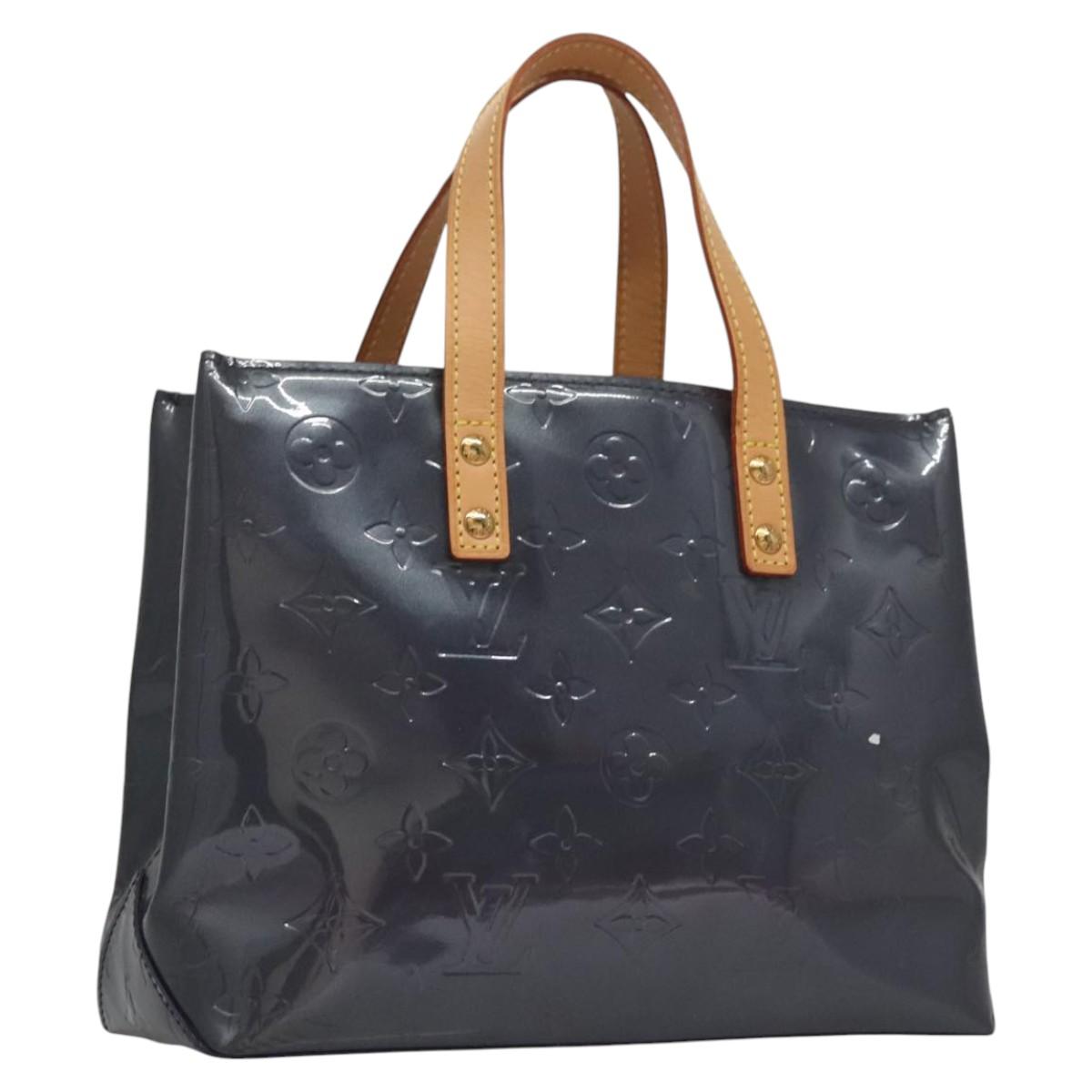 Patent Leather Tote Bag with Slight Wear