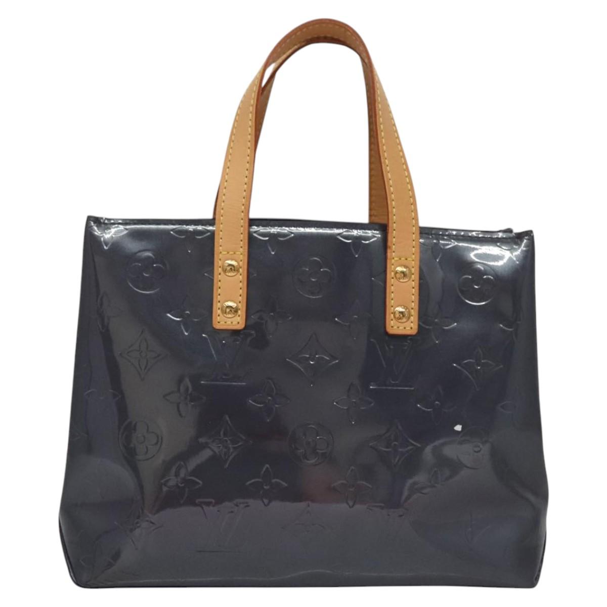 Patent Leather Tote Bag with Slight Wear