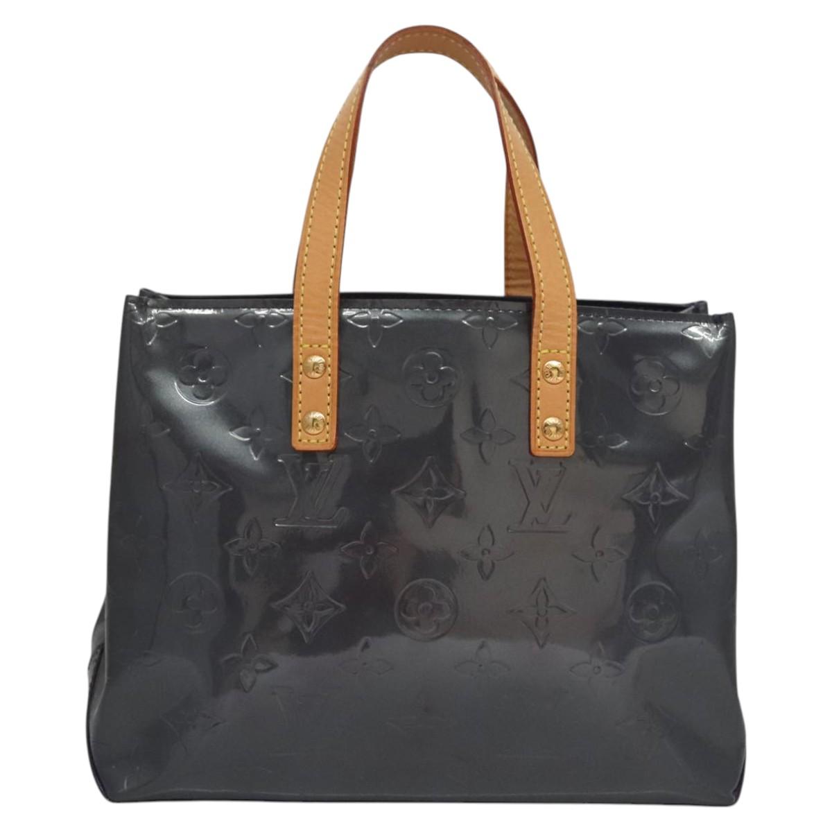 Patent Leather Tote Bag with Slight Wear