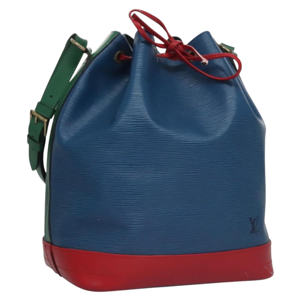 Leather Noe Bag with Adjustable Shoulder Drop
