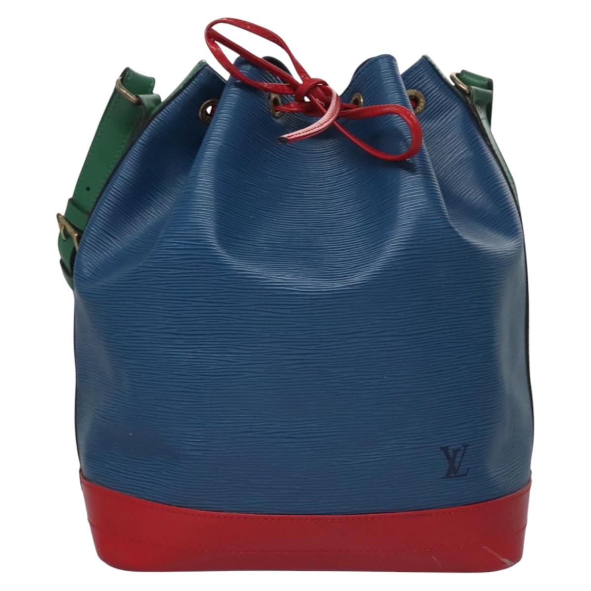 Leather Noe Bag with Adjustable Shoulder Drop