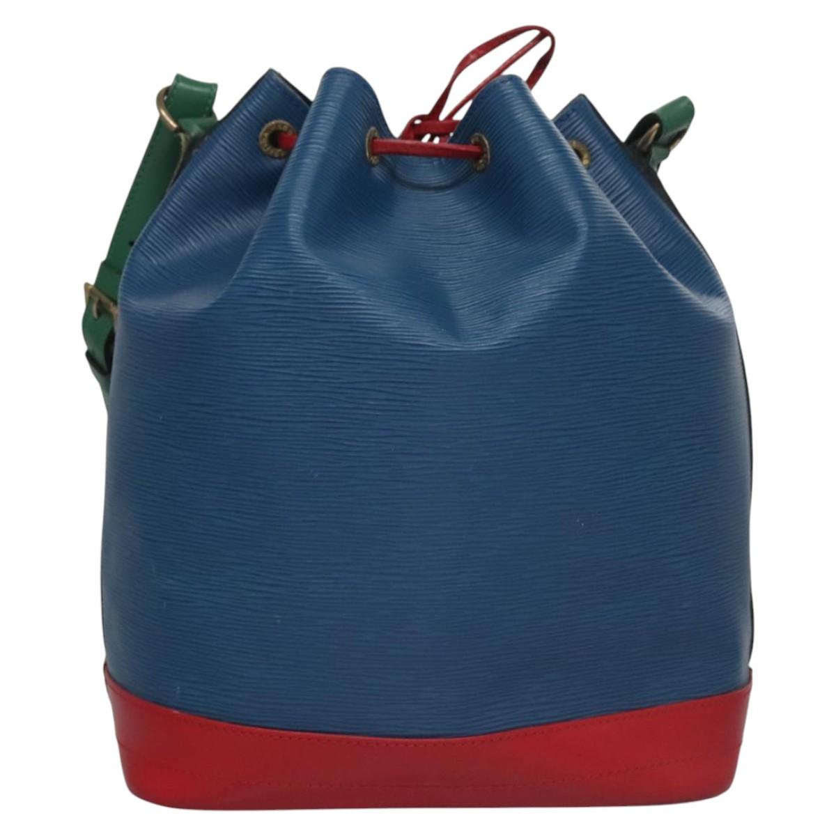Leather Noe Bag with Adjustable Shoulder Drop