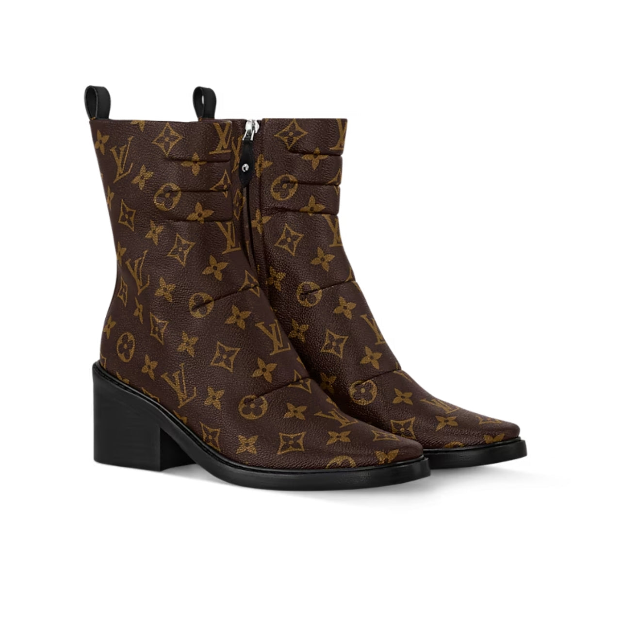 LV JAZZ BOOTS GLMNOGRAM EBENE BROWN 1ADBKP