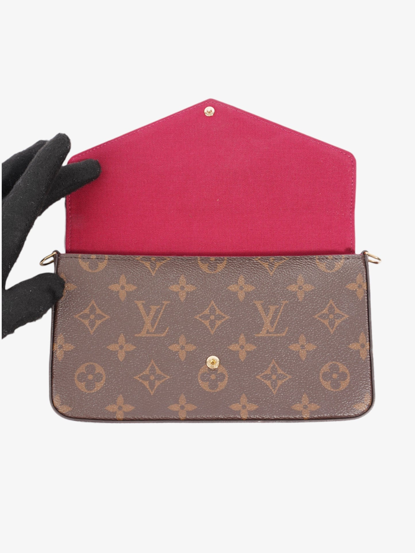 Louis Vuitton Pochette Felicie Monogram Coated Canvas
