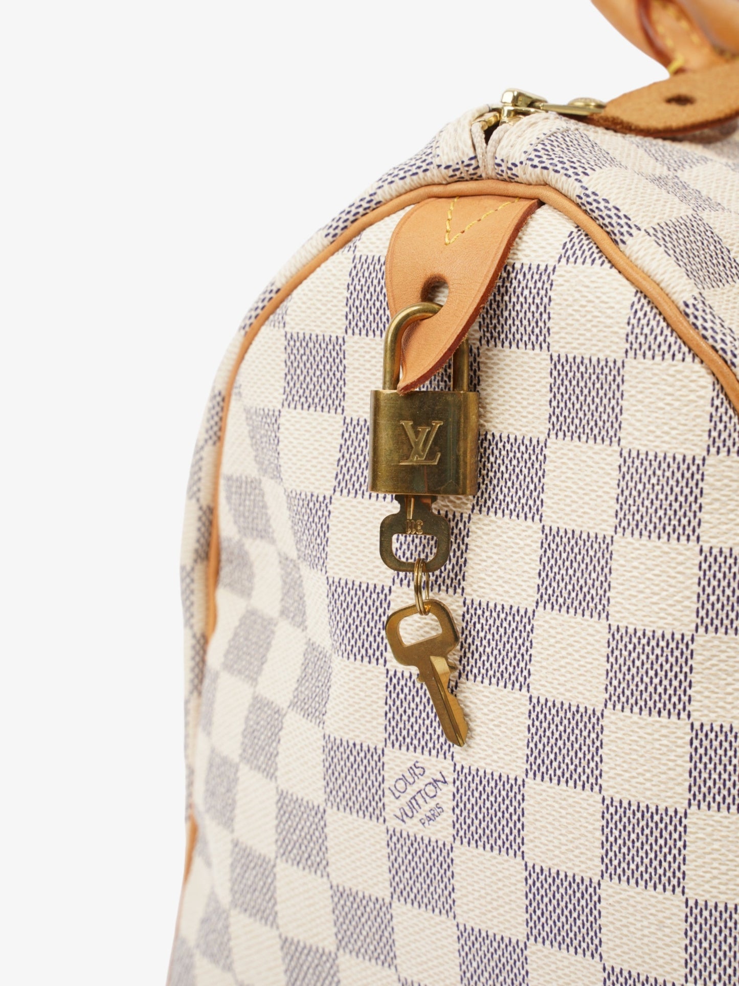 Louis Vuitton Speedy 35 Damier Azur Coated Canvas
