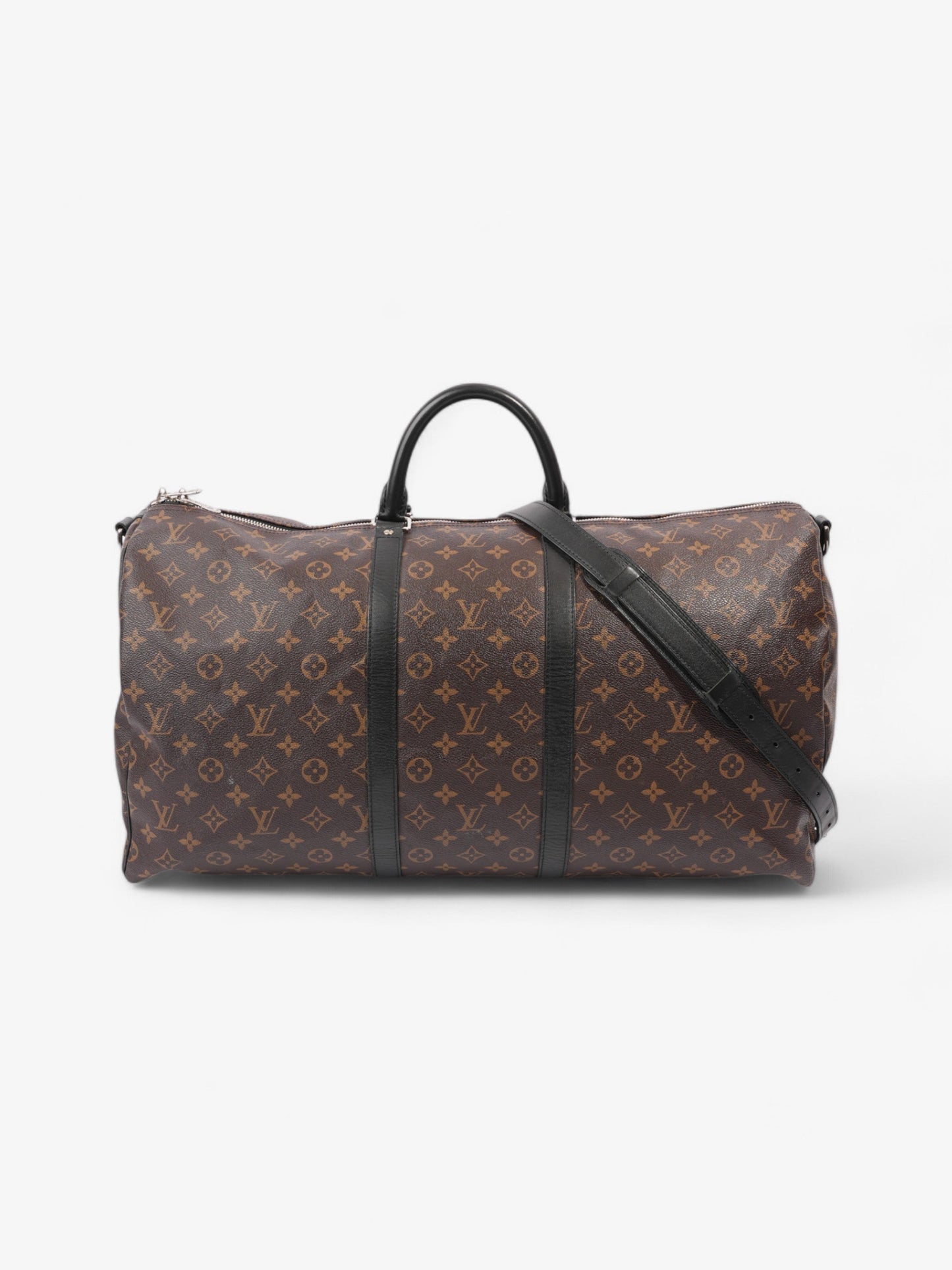 Louis Vuitton Keepall Bandouliere Monogram / Black Coated Canvas 55