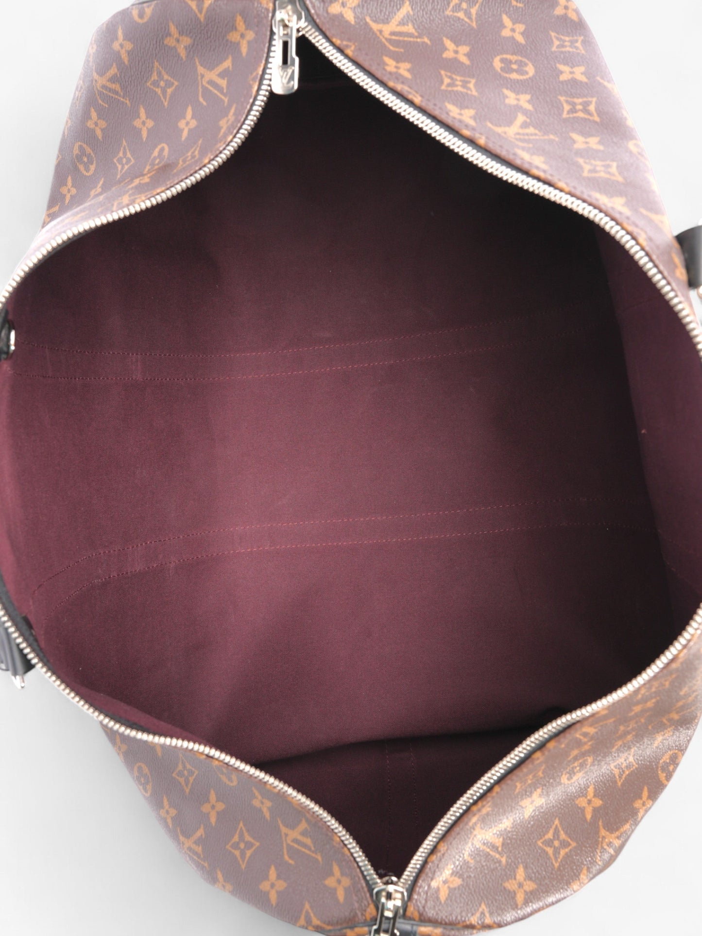 Louis Vuitton Keepall Bandouliere Monogram / Black Coated Canvas 55