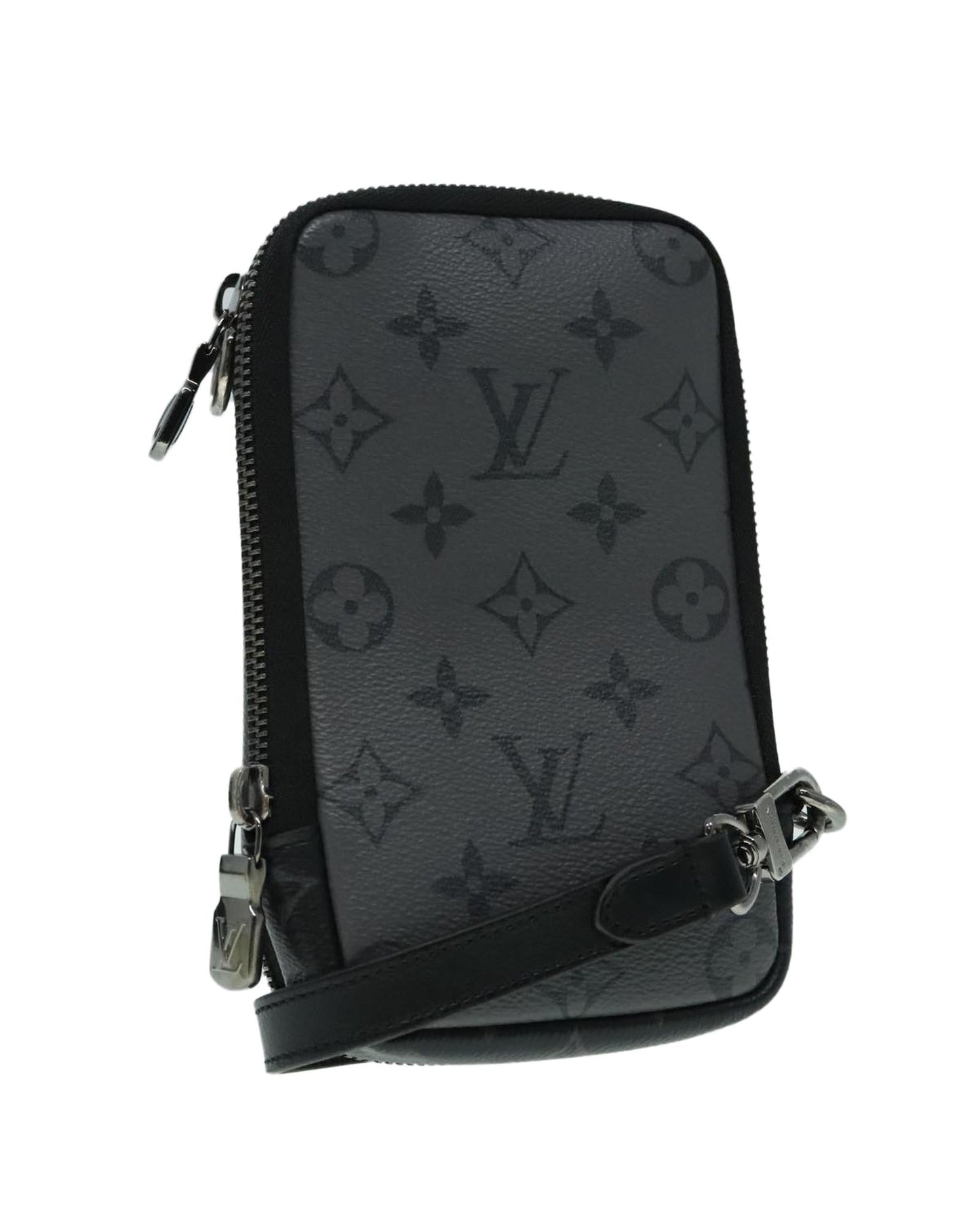 Monogram Eclipse Double Phone Pouch with  Design