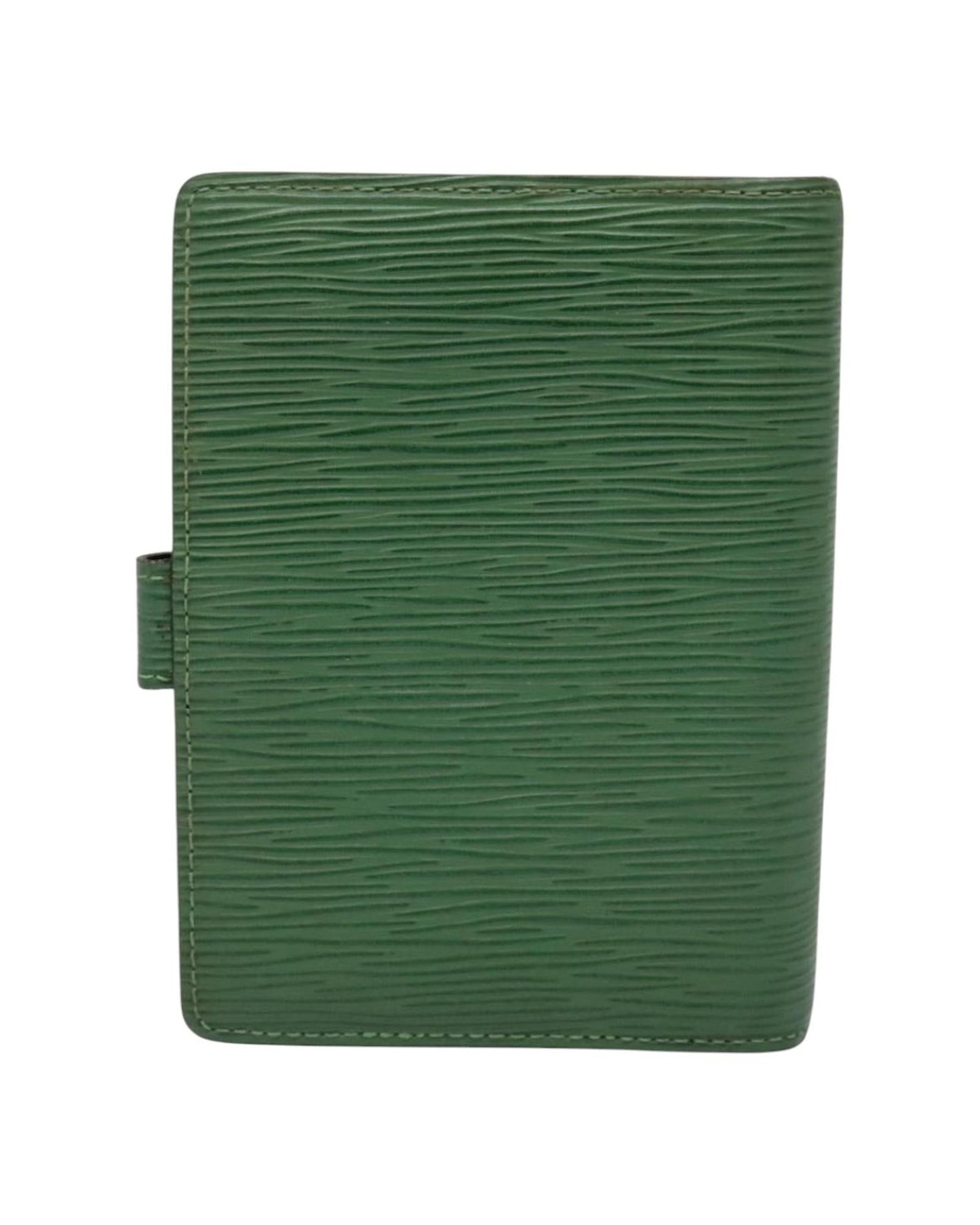 Epi Leather Day Planner Cover with Storage Odor