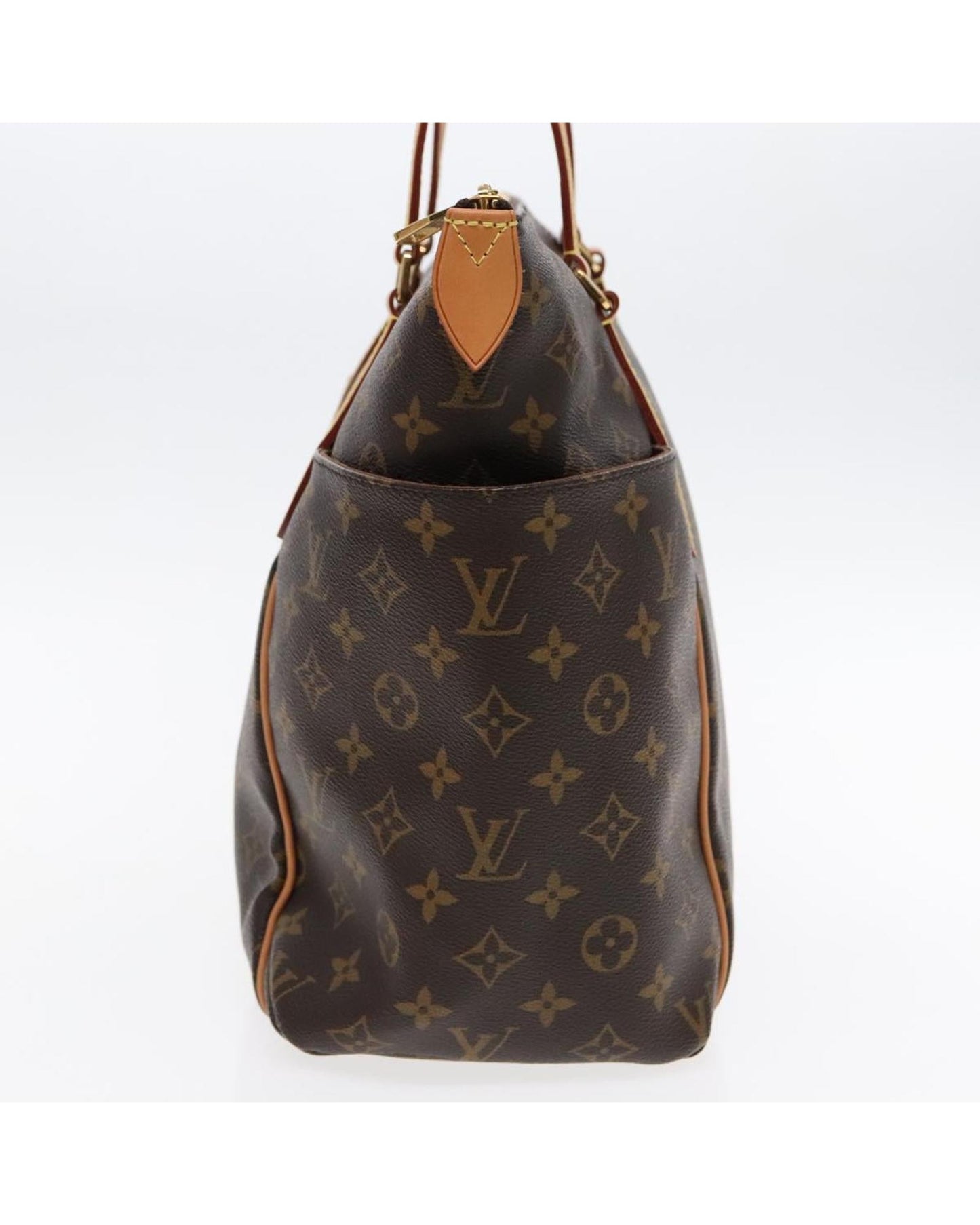 Monogram Canvas Tote Bag with Top Handles
