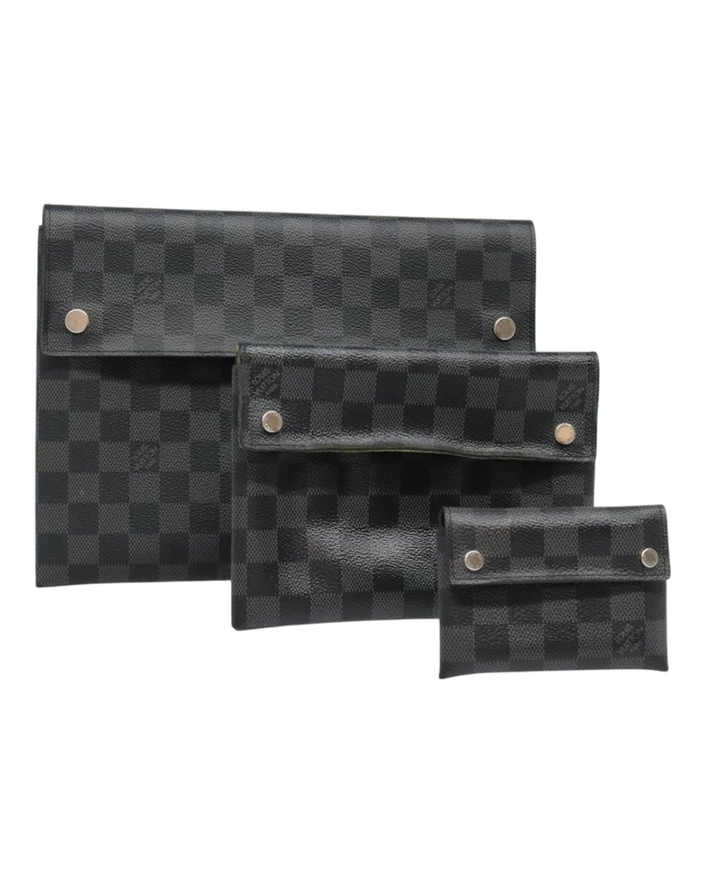 Damier Graphite Alpha Triple Pouch