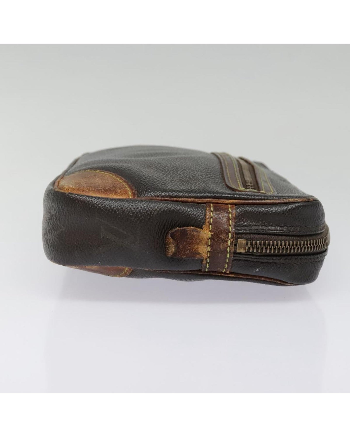Monogram Clutch Bag with Wristlet Strap