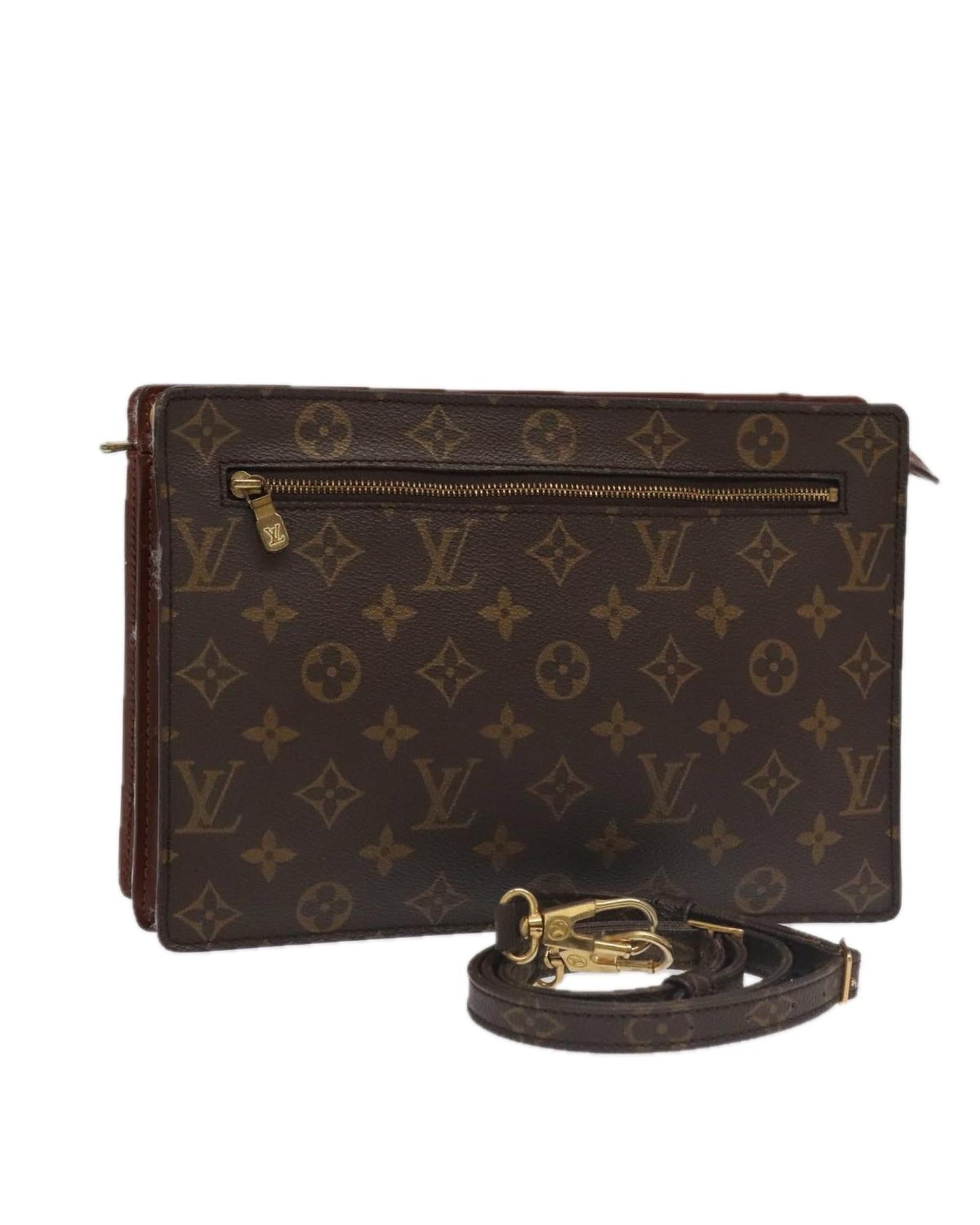 Monogram Canvas Shoulder Bag with Strap