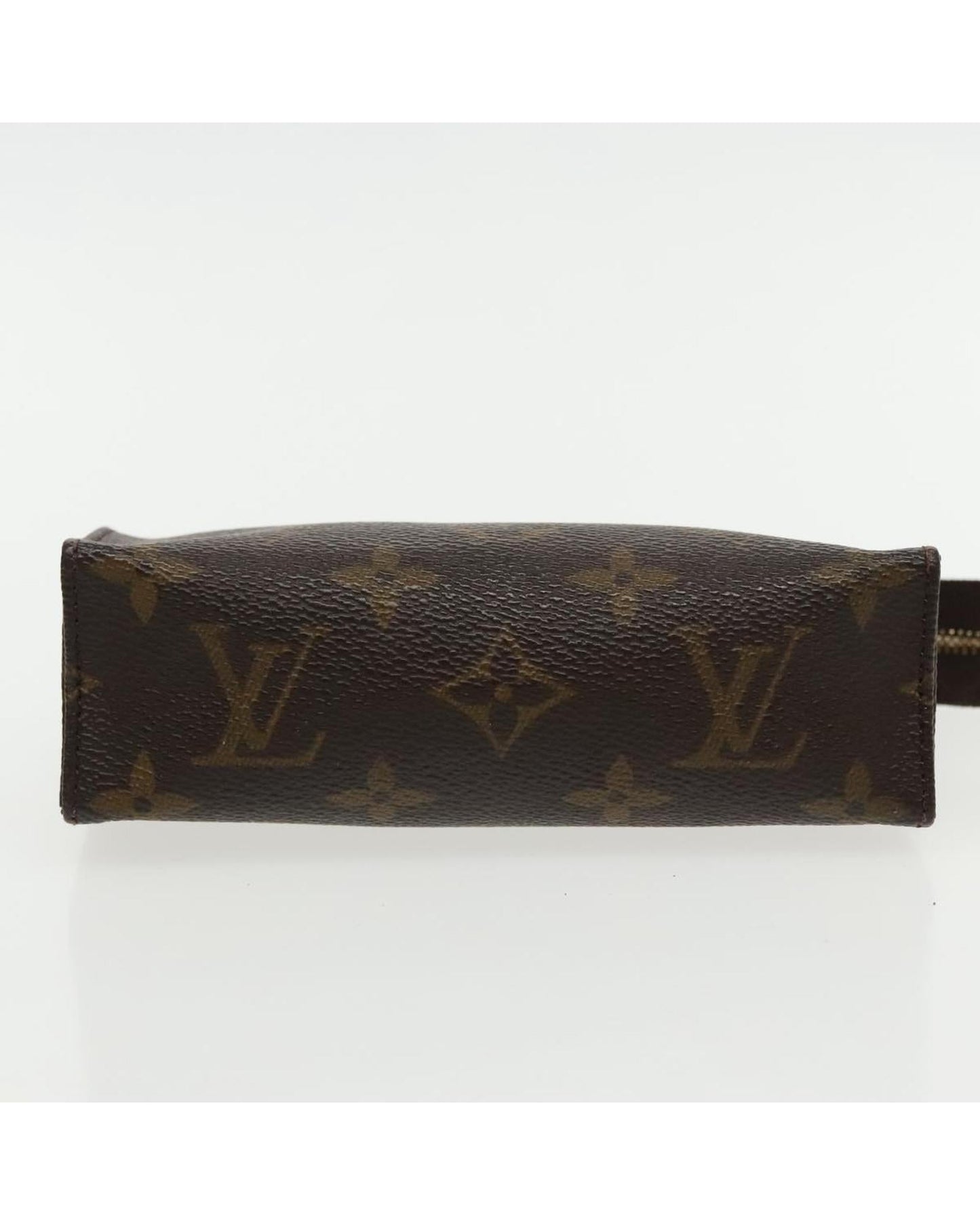 Monogram Poche Toilette 15 Pouch Auth ar12704