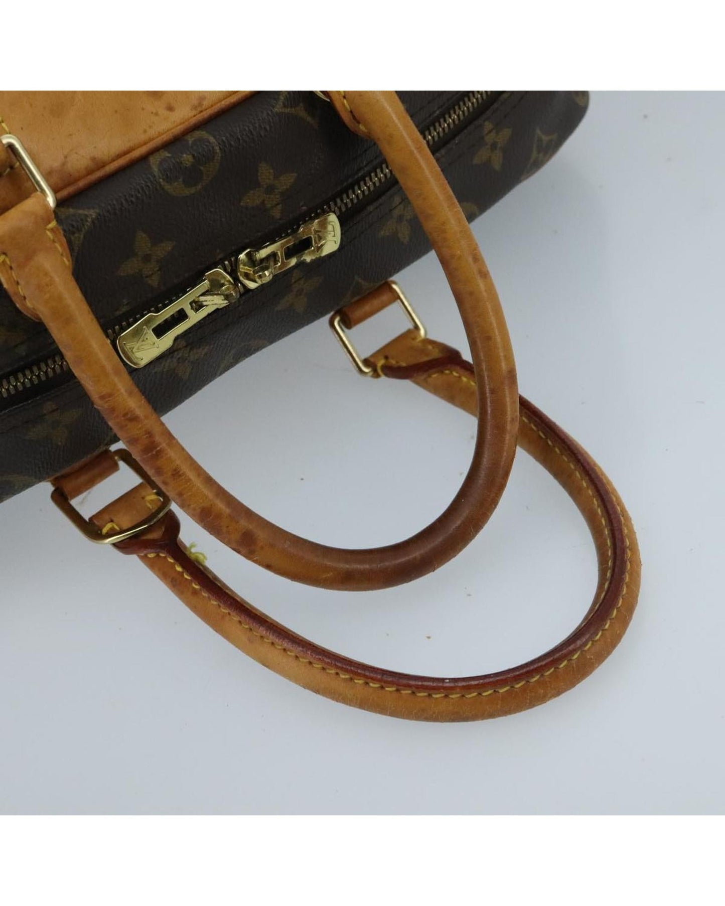 Monogram Canvas Hand Bag with  Detail and Classic Design