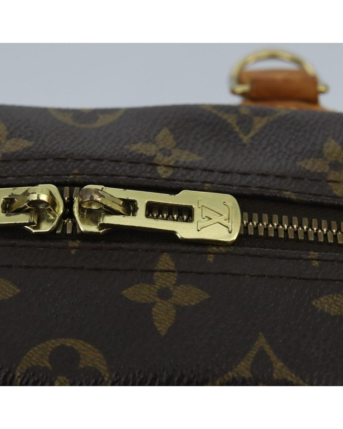 Monogram Canvas Hand Bag with  Detail and Classic Design