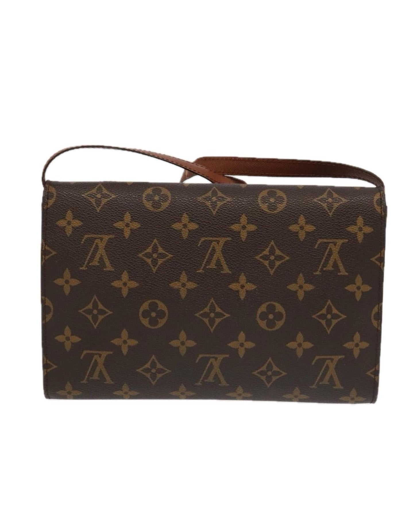 Monogram Canvas Shoulder Bag with Adjustable Strap
