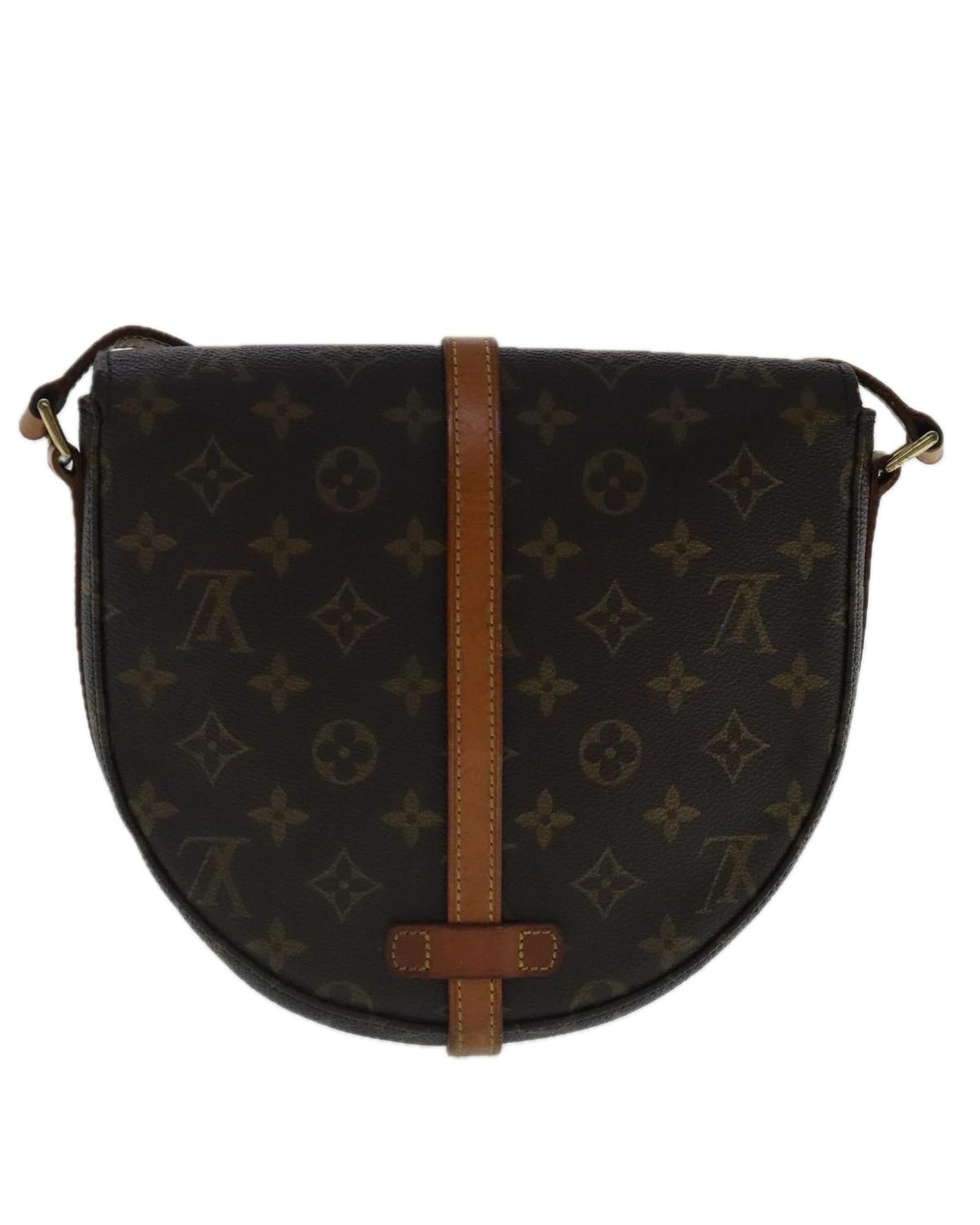 Monogram Canvas Shoulder Bag with Adjustable Strap