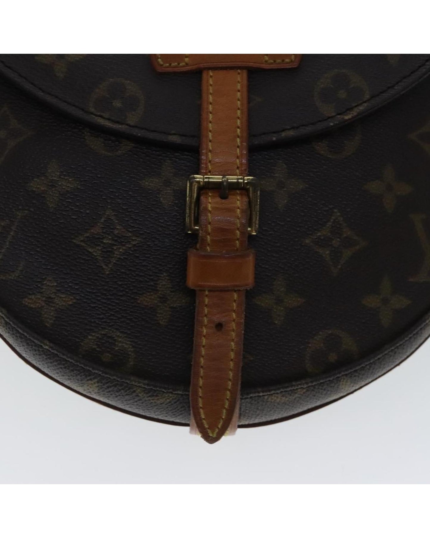 Monogram Canvas Shoulder Bag with Adjustable Strap