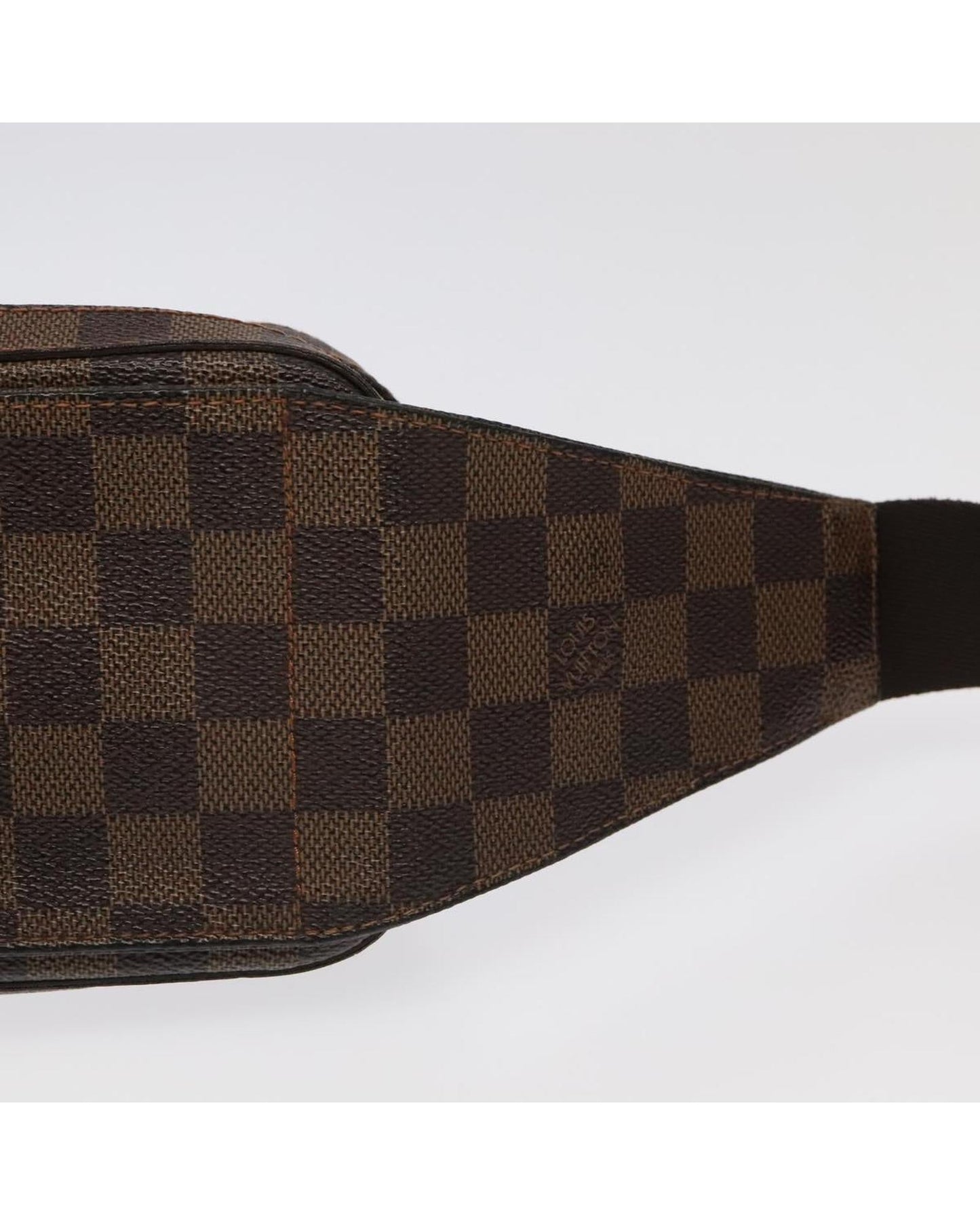 Damier Ebene Canvas Geronimos Shoulder Bag