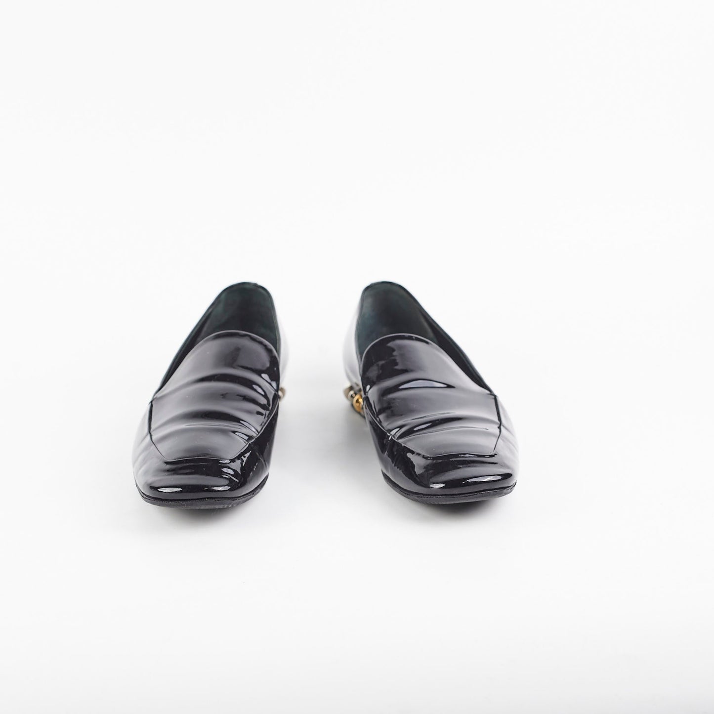 Louis Vuitton Patent Loafers Black
