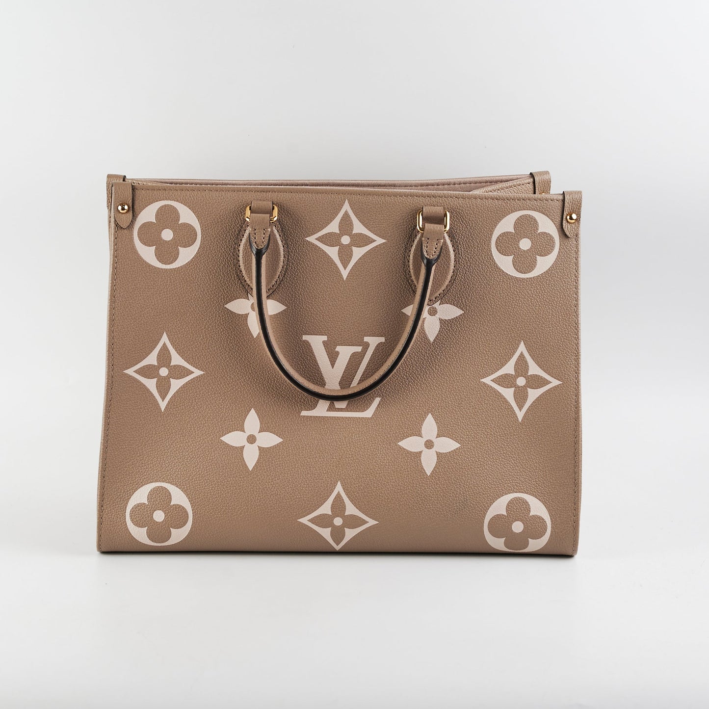 Louis Vuitton On The Go MM Empriente Beige