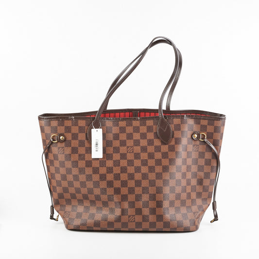 Louis Vuitton Neverfull MM Damier Ebene Shoulder Bag