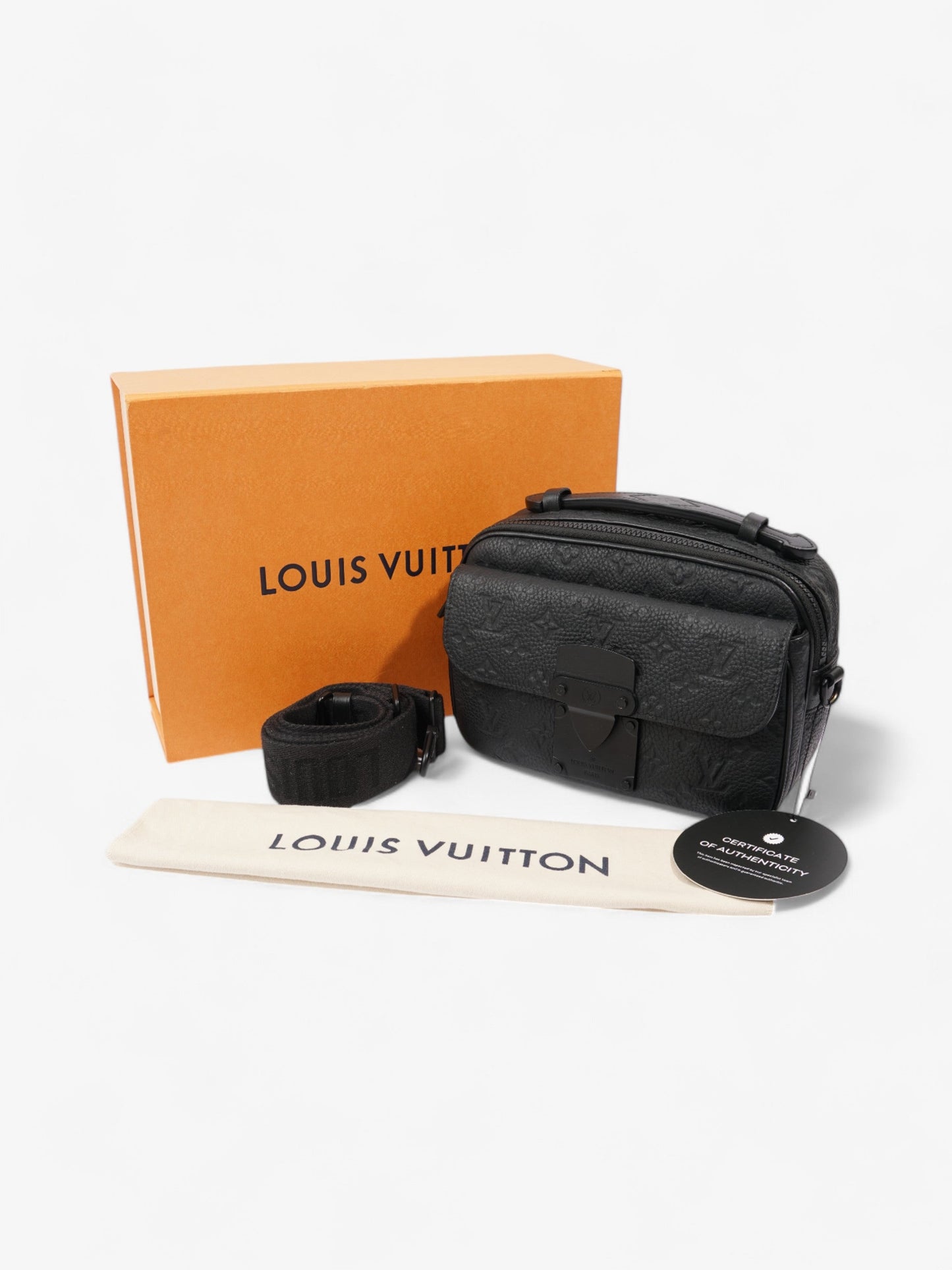 Louis Vuitton S Lock Monogram Empreinte Empreinte Leather