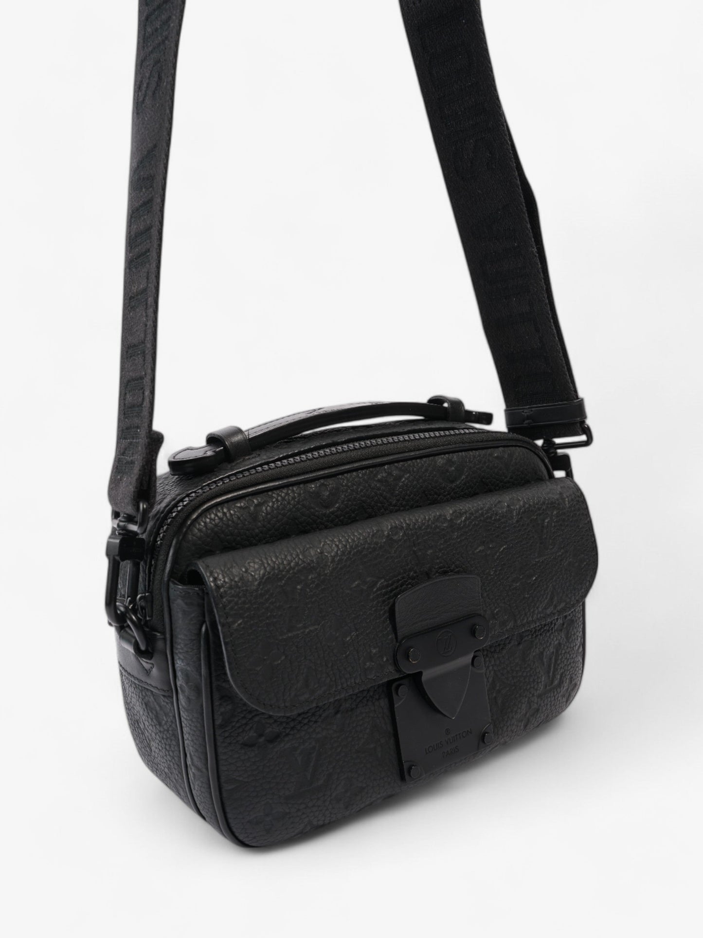 Louis Vuitton S Lock Monogram Empreinte Empreinte Leather