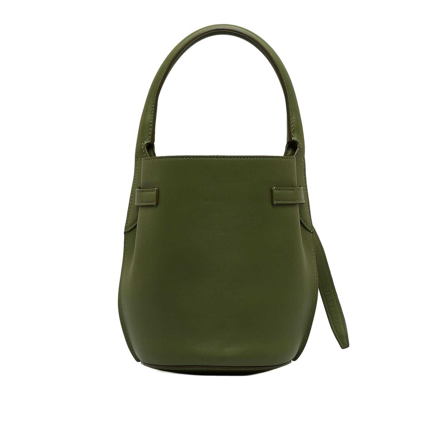 Celine Big Bucket Bag Nano Green Leather