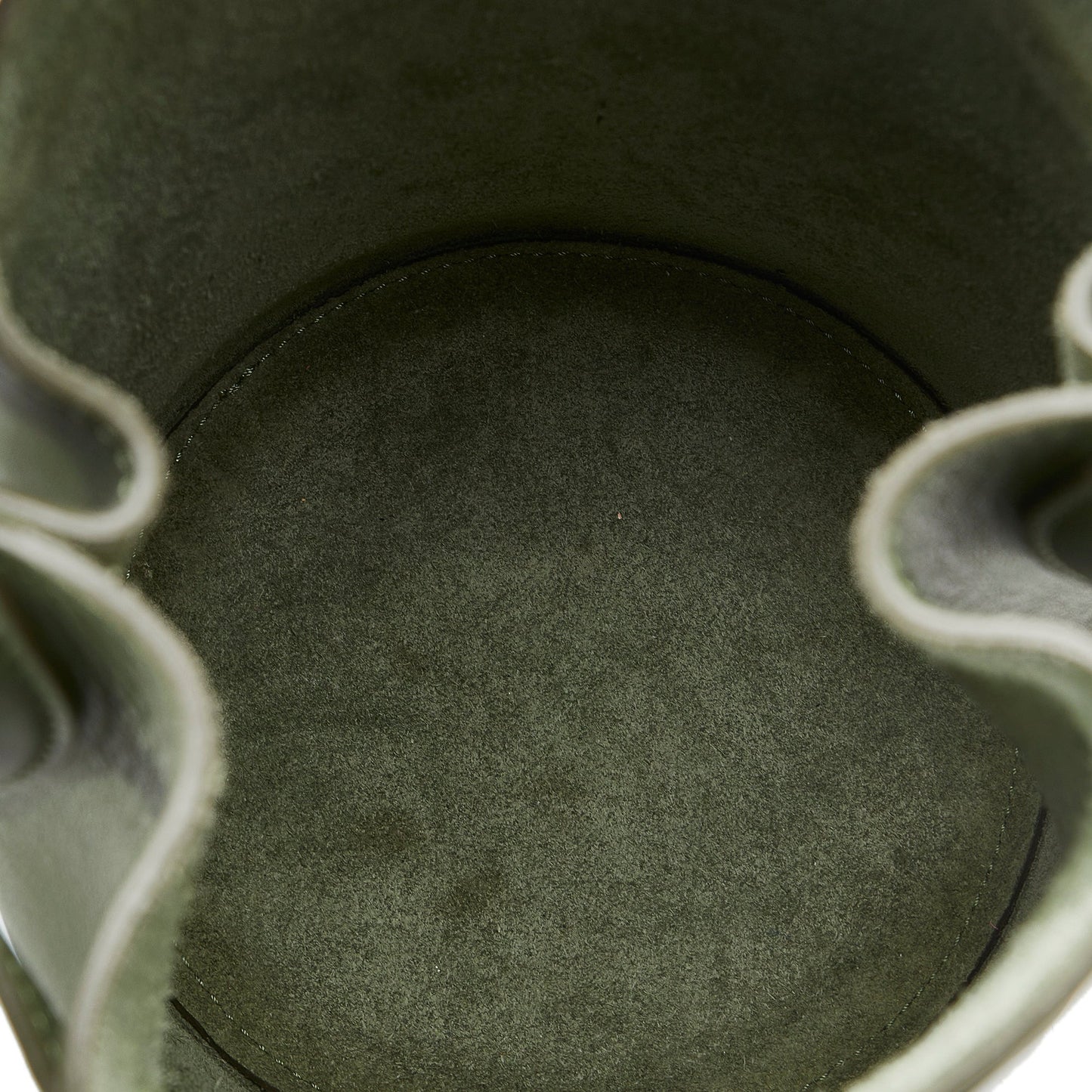 Celine Big Bucket Bag Nano Green Leather