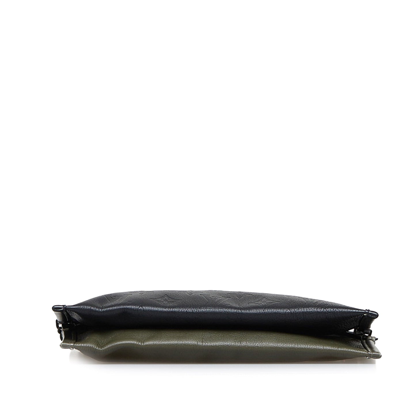 Louis Vuitton Shadow Double Flat Black Monogram Leather