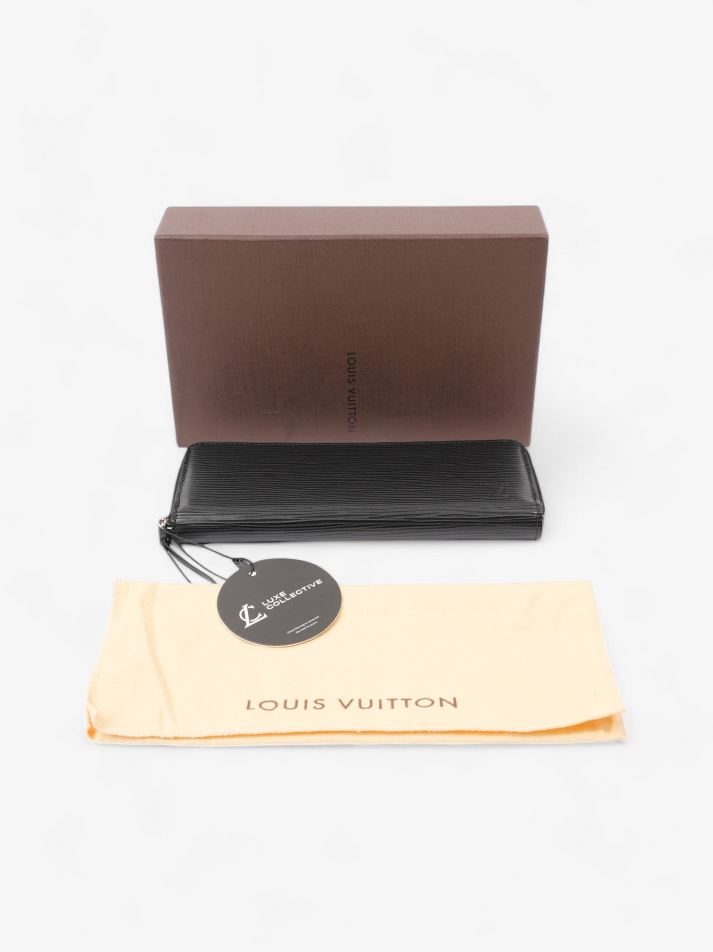 Louis Vuitton Clemence Black Epi Leather