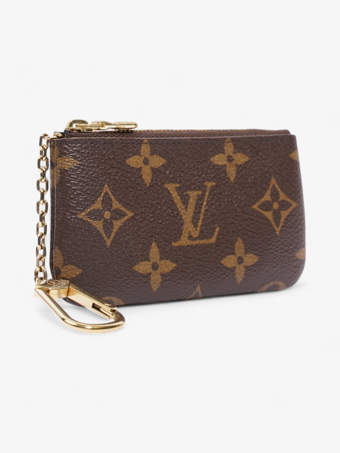 Louis Vuitton Pochette Cles Coin Purse Monogram Coated Canvas