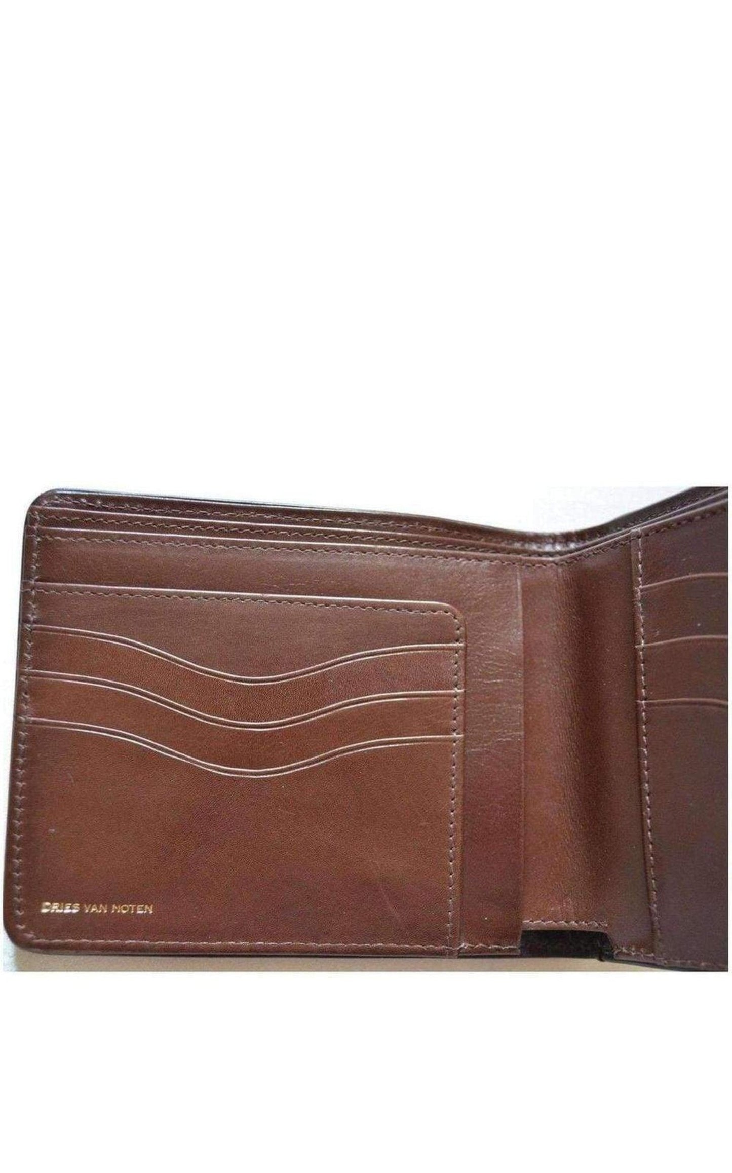 Two Tone Crock Print Leather Wallet
